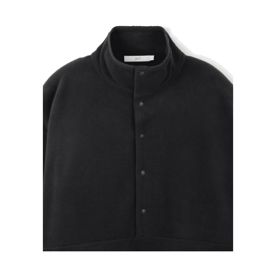24/7시리즈 POLARTEC 플리스 퍼넬넥 블랙(24/7series Polartec Fleece Funnel Black) - 4