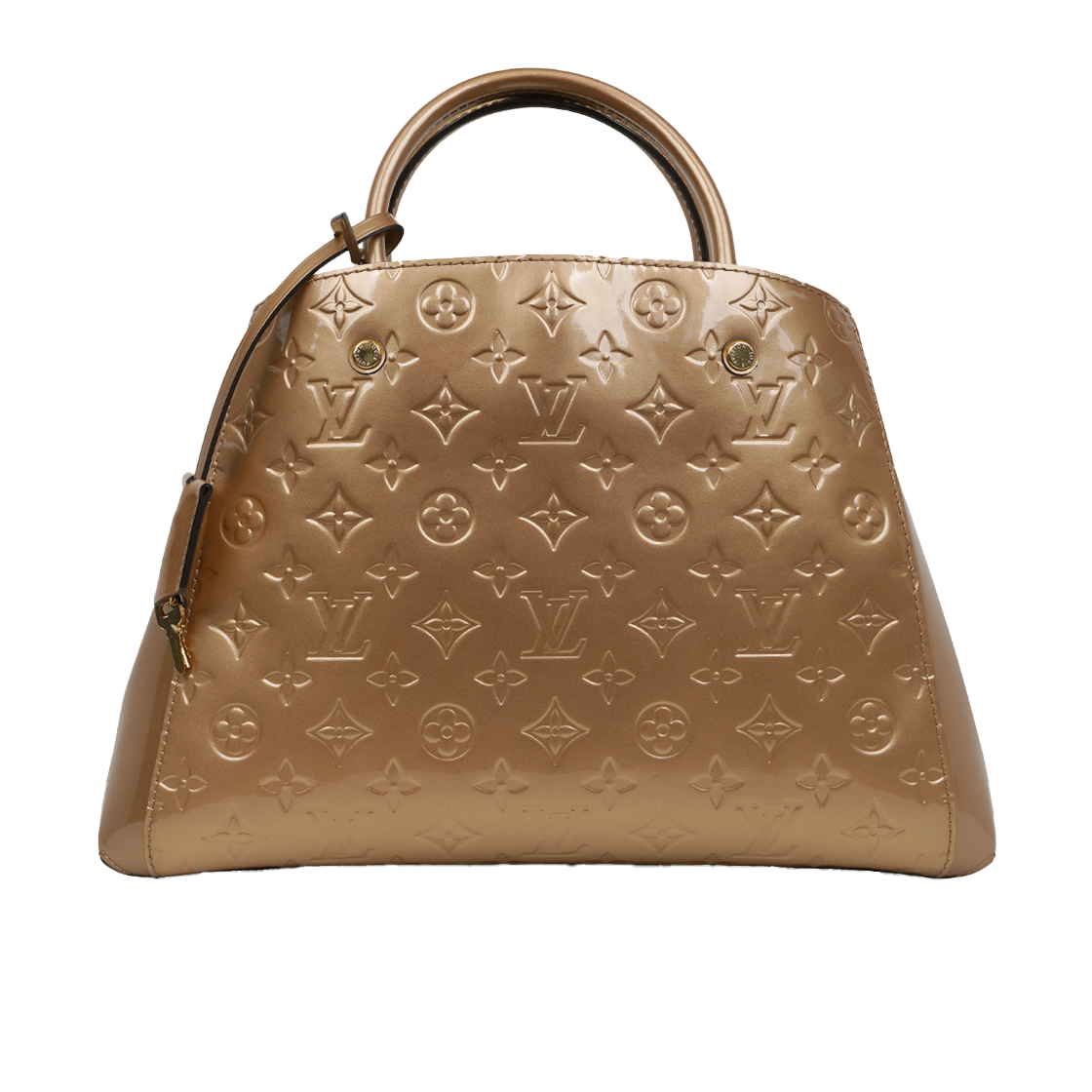 ITVBIFSTTKMJ Louis Vuitton Vernis Montaigne MM Gold