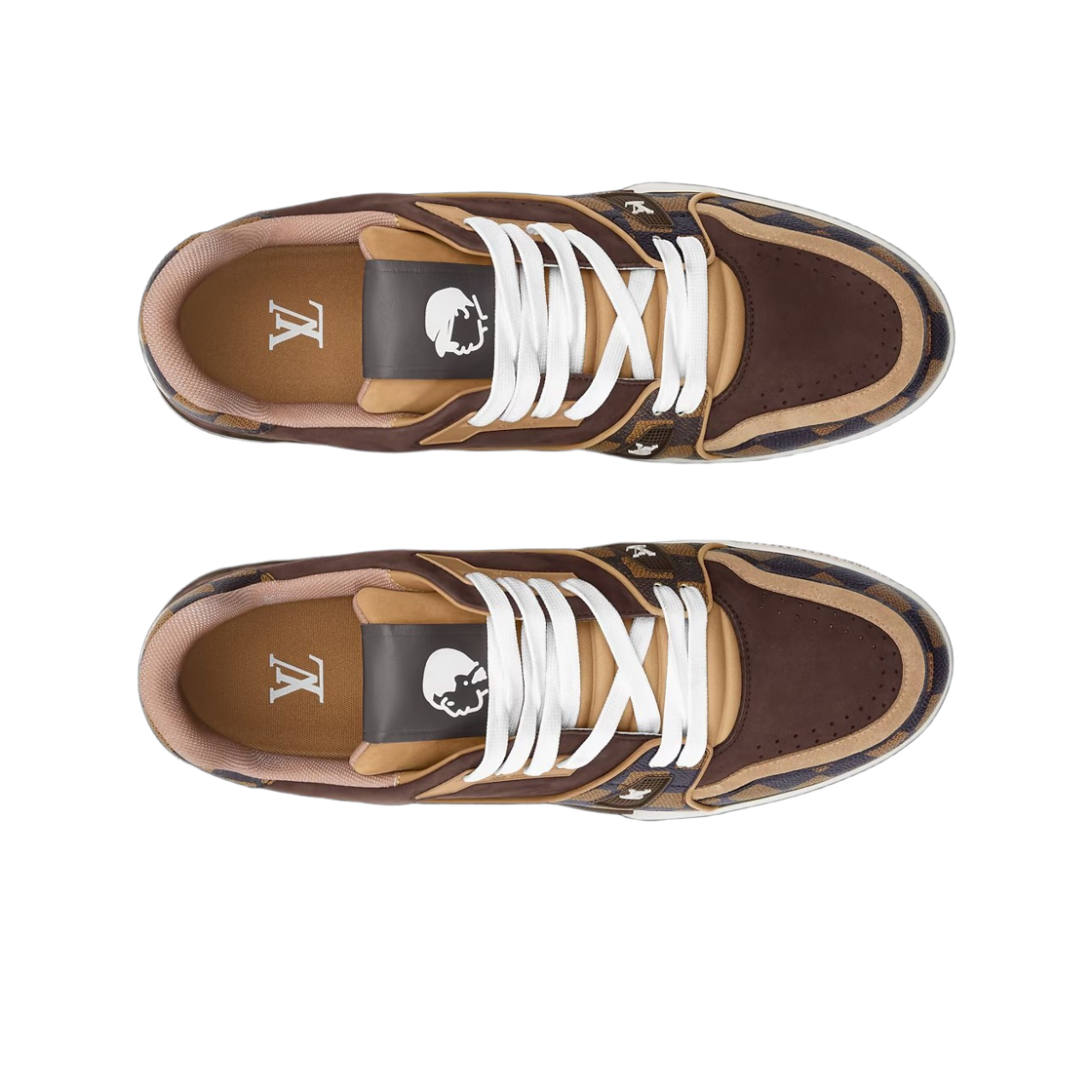 루이비통 LV 트레이너 스니커즈 에벤(Louis Vuitton LV Trainer Sneakers Ebene) - 2