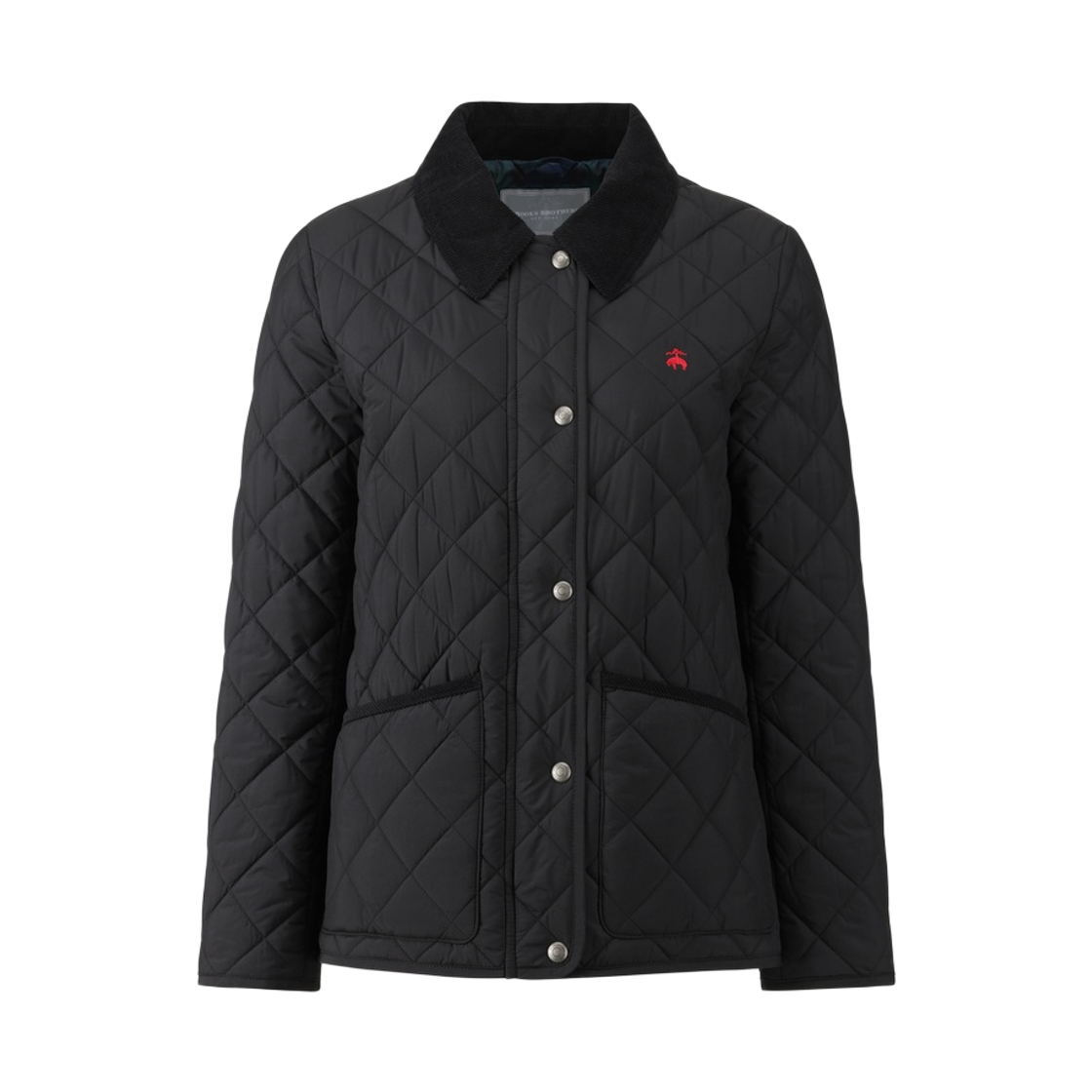 BBOPWBG401-ZBK BrooksBrothers Women's Quilted Jacket Black