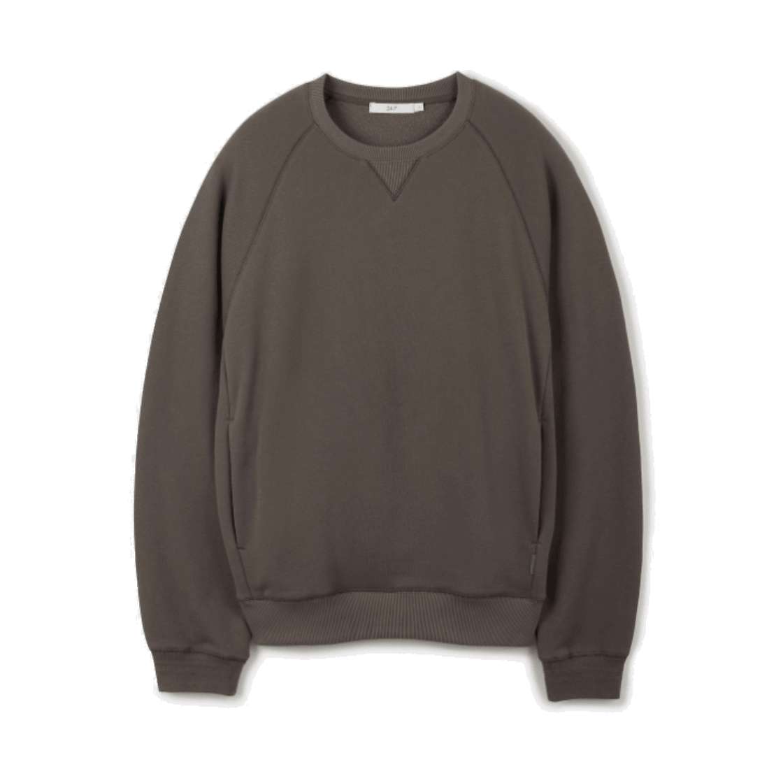 TMTAX26806BRX 24/7series Supima Crewneck Sweatshirts Brown