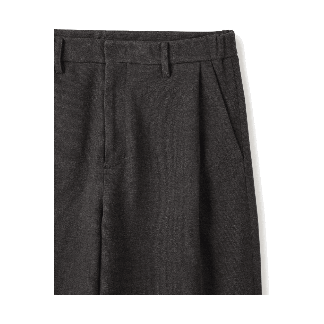 24/7시리즈 브러쉬드 플리츠 저지 팬츠 차콜(24/7series Brushed Pleat Jersey Pants Charcoal) - 5