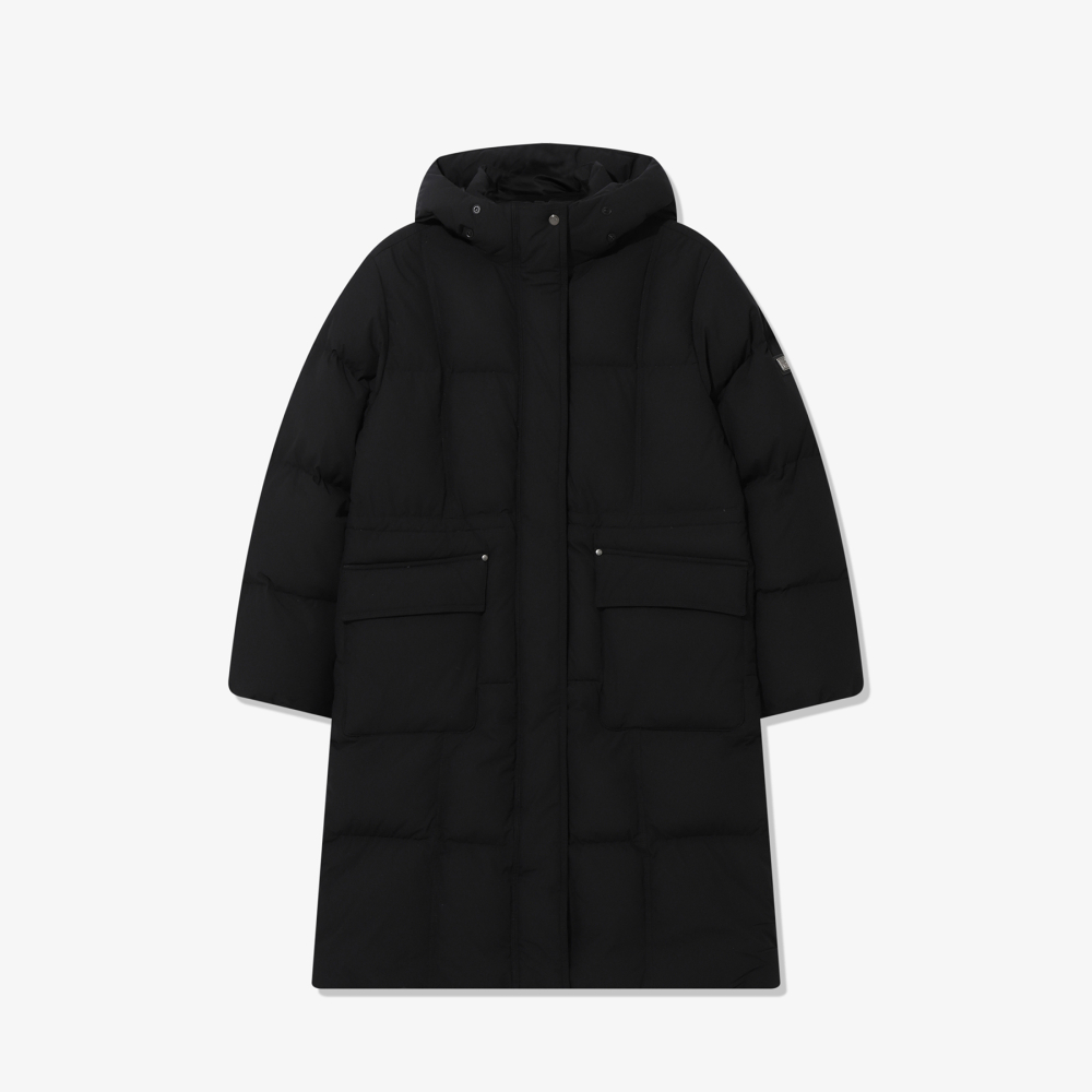 [5% 적립] 휠라 여성 프리미엄 롱다운 블랙([5% 적립] FILA Women Premium Long Down Black) - 4