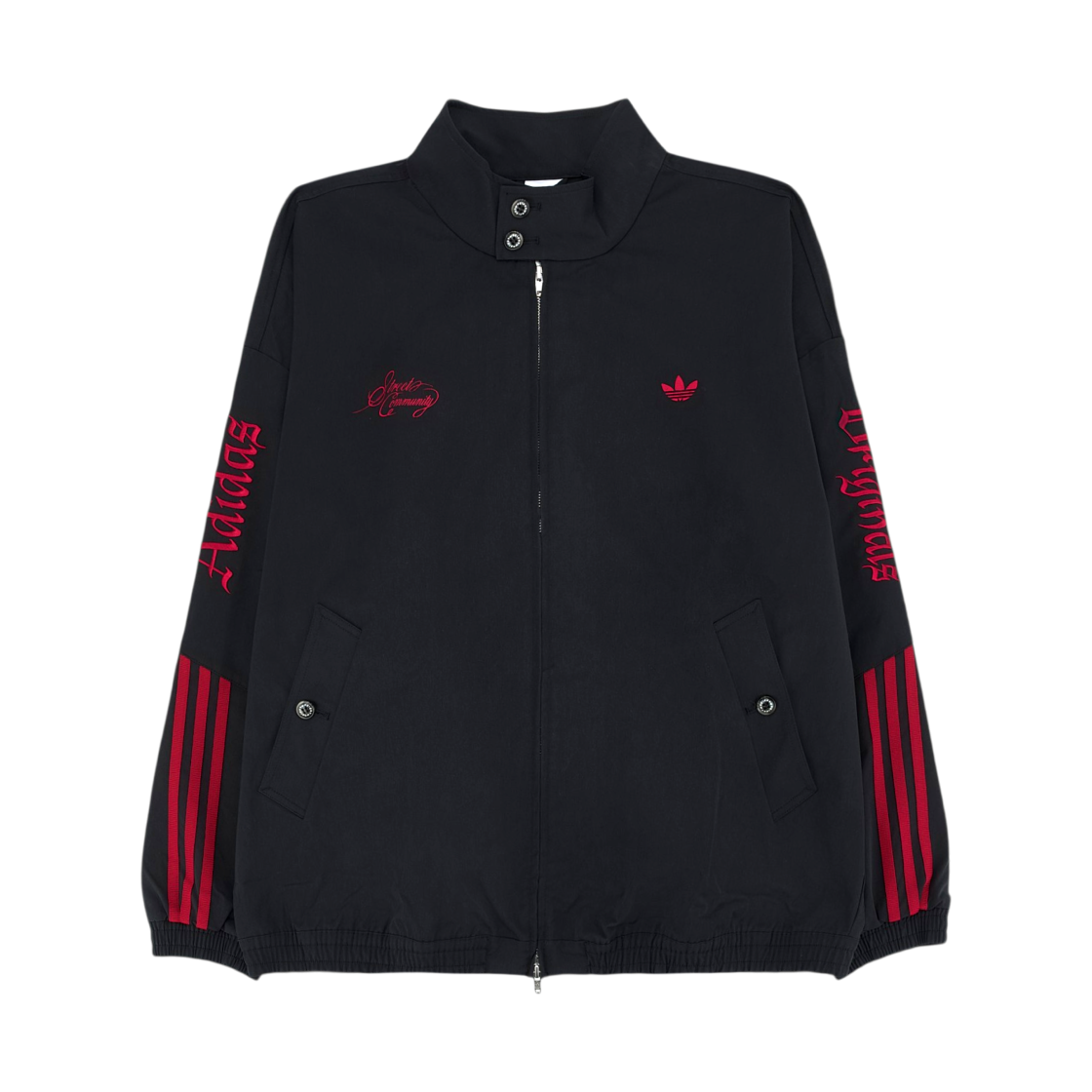 아디다스 OG 자켓 블랙 - KR 사이즈(Adidas OG Jacket Black - KR Sizing)