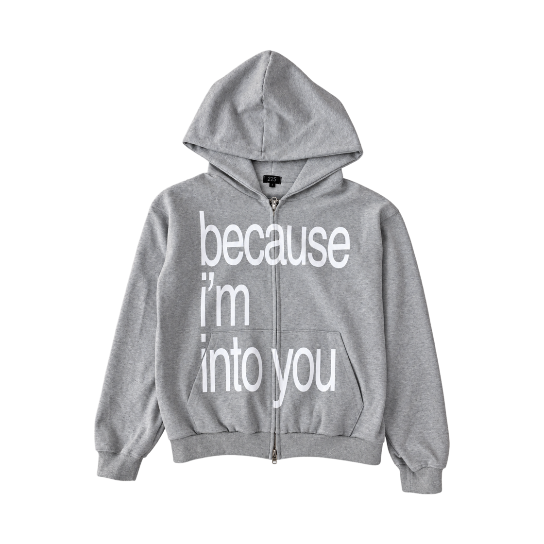 225 인투 유 투웨이 후드집업 그레이(225 Into You 2Way Hoodie Zip-Up Grey) - 1