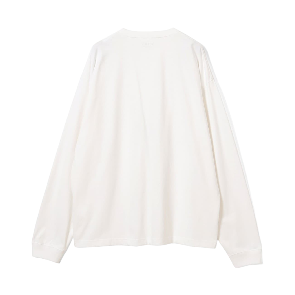 빔즈 BMS 로고 롱슬리브 티셔츠 화이트(Beams BMS Logo Long Sleeve T-Shirt White) - 2