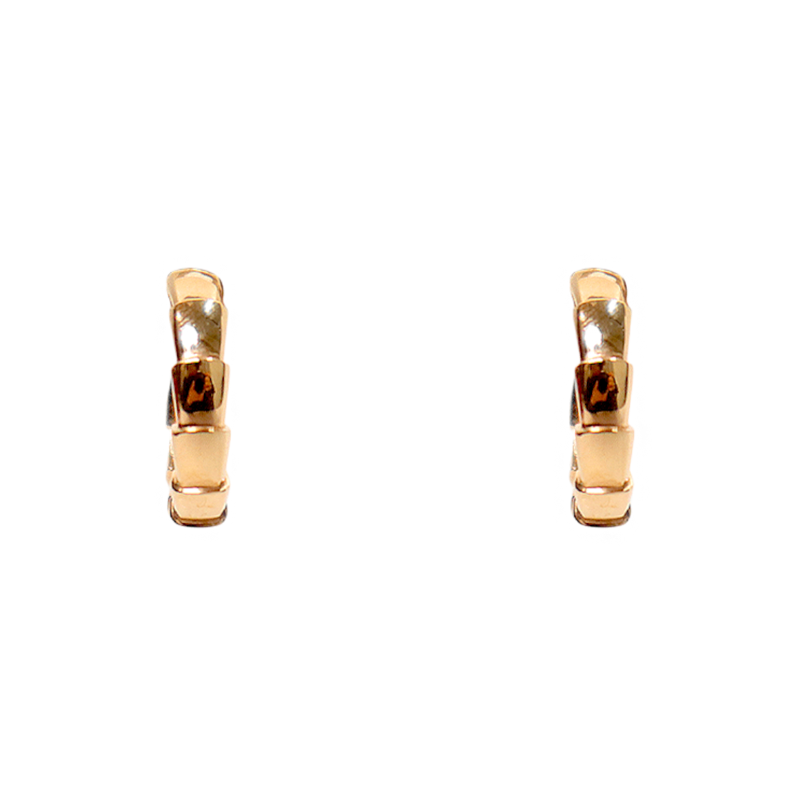 IT5NDDPV4CME Bulgari 750 Pink Gold Serpenti Viper Earrings