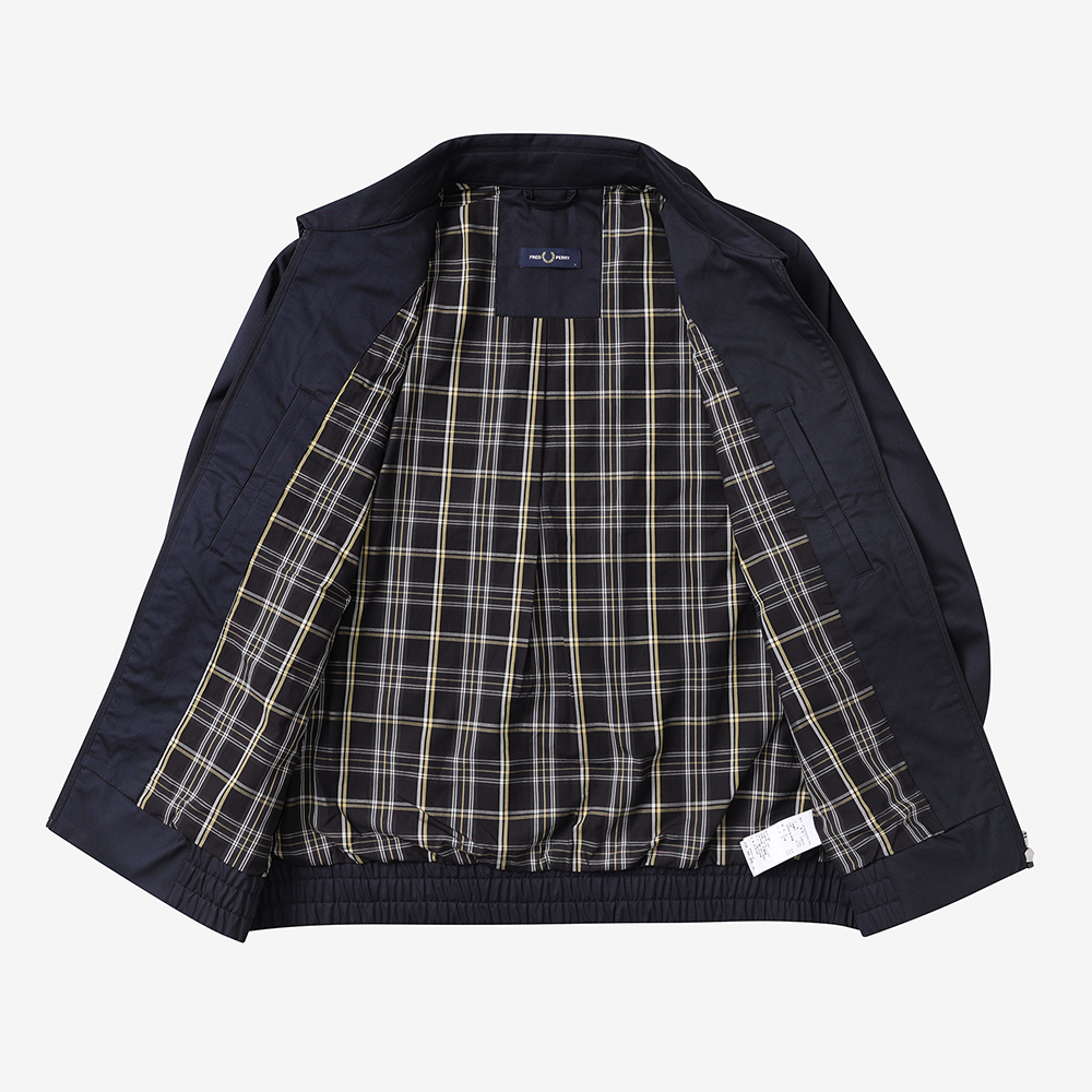 프레드페리 칼라드 테니스 보머 재킷 네이비(Fred Perry Collared Tennis Bomber Jacket Navy/White) - 3