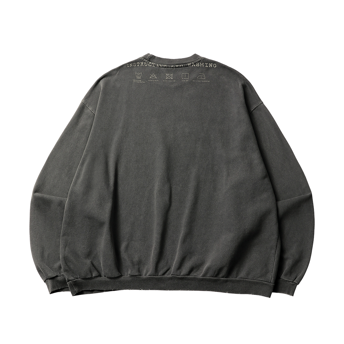 CH26FW05 CH. 404 Instruction Pigment Sweatshirt Black