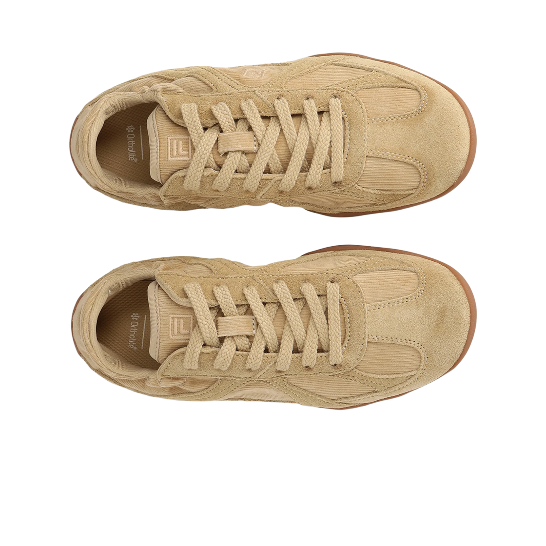 (W) 휠라 글리오 코듀로이 베이지((W) Fila Glio Corduroy Beige) - 2