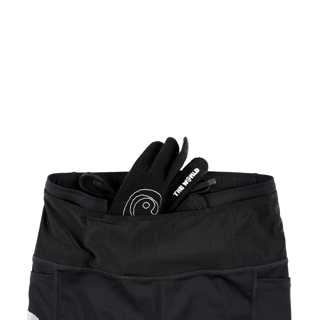 더왈드 앳심볼 러닝 롱 타이즈 블랙(THE WARLD At Symbol Running Long Tights Black) - 4