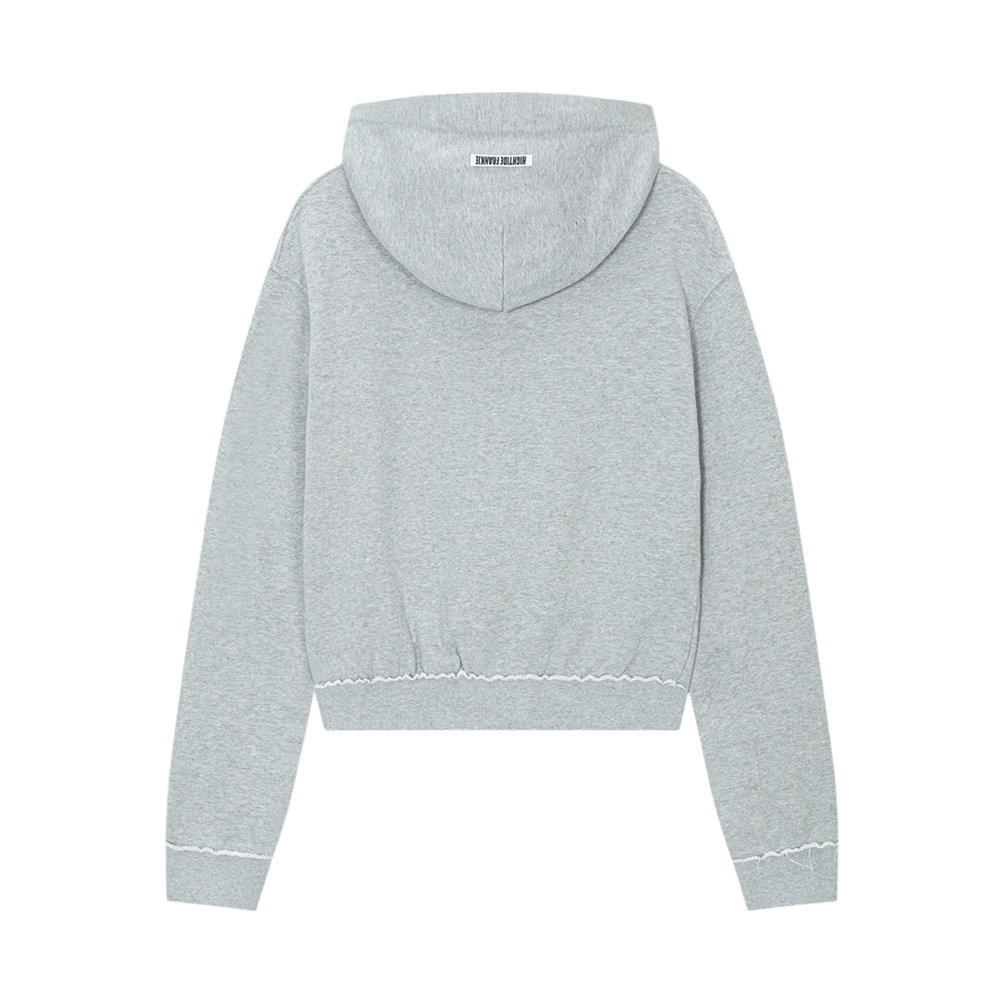 하이타이드 프랭키 코스믹 유니폼 하트 집업 후디 그레이(Hightide Frankie Cosmic Uniform Heart Zip-Up Hoodie Gray) - 2