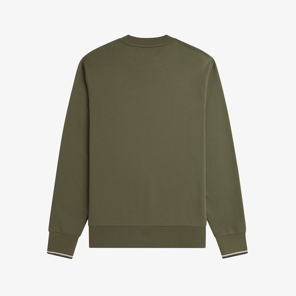 프레드페리 크루넥 스웻셔츠 로렐리스그린/슬레이트/네이비(Fred Perry Crew Neck Sweatshirt Laurel Wreath Green/Slate/Navy) - 6