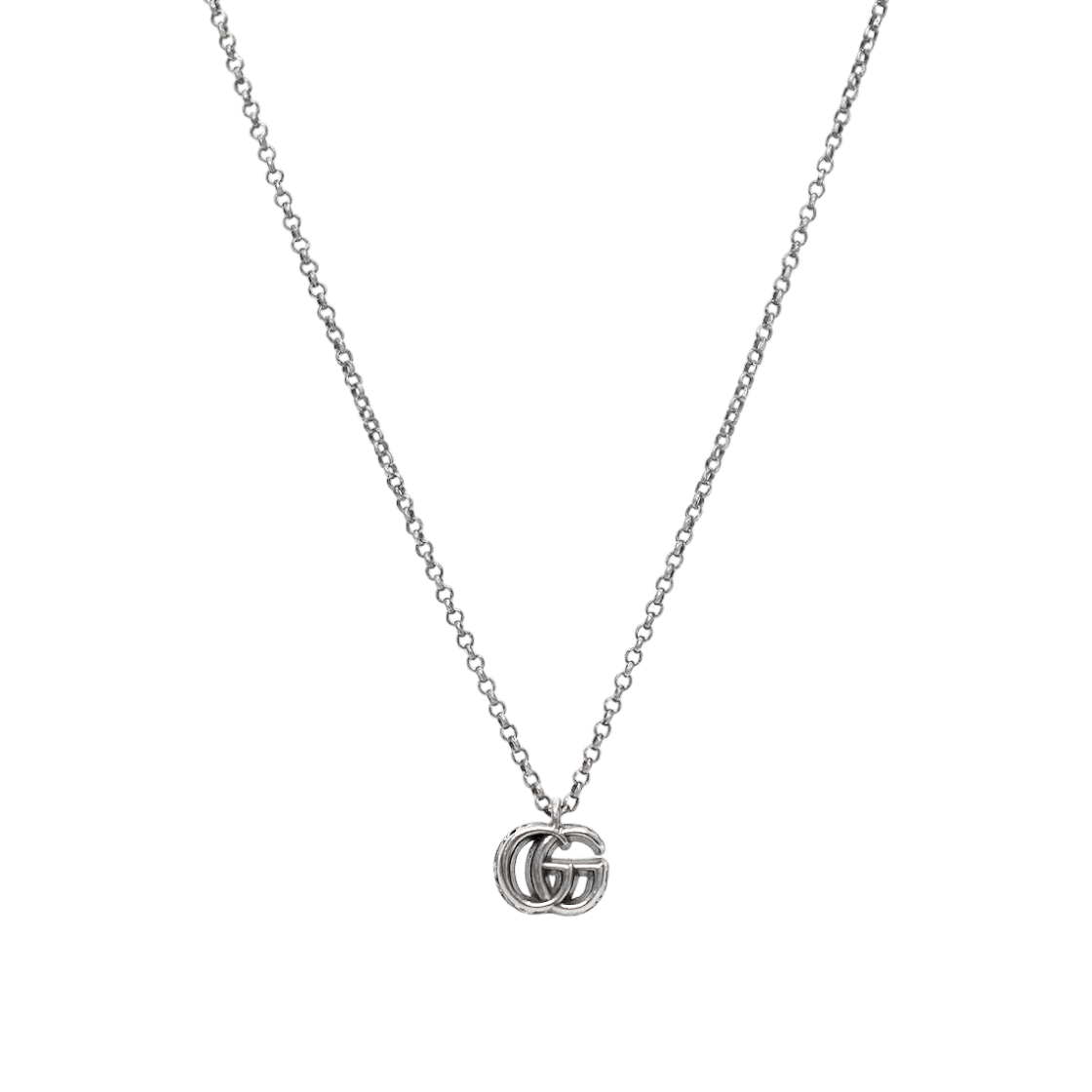 ITN9VM8424T5 Gucci Double G Silver Necklace