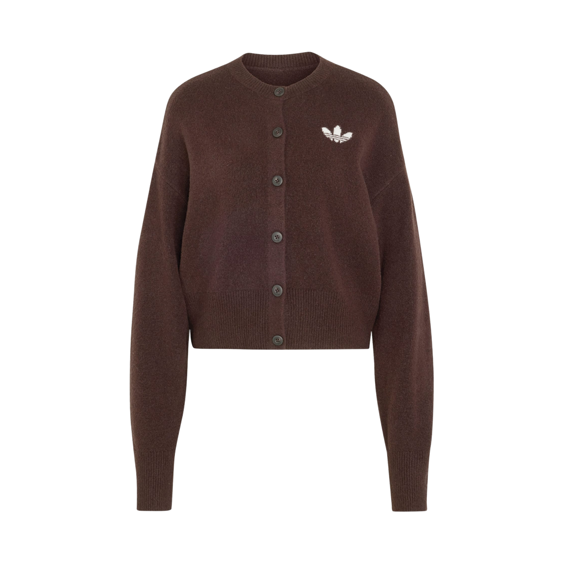 IA4455 (W) Adidas Essentials Knit Cardigan Aurora Coffee - KR Sizing