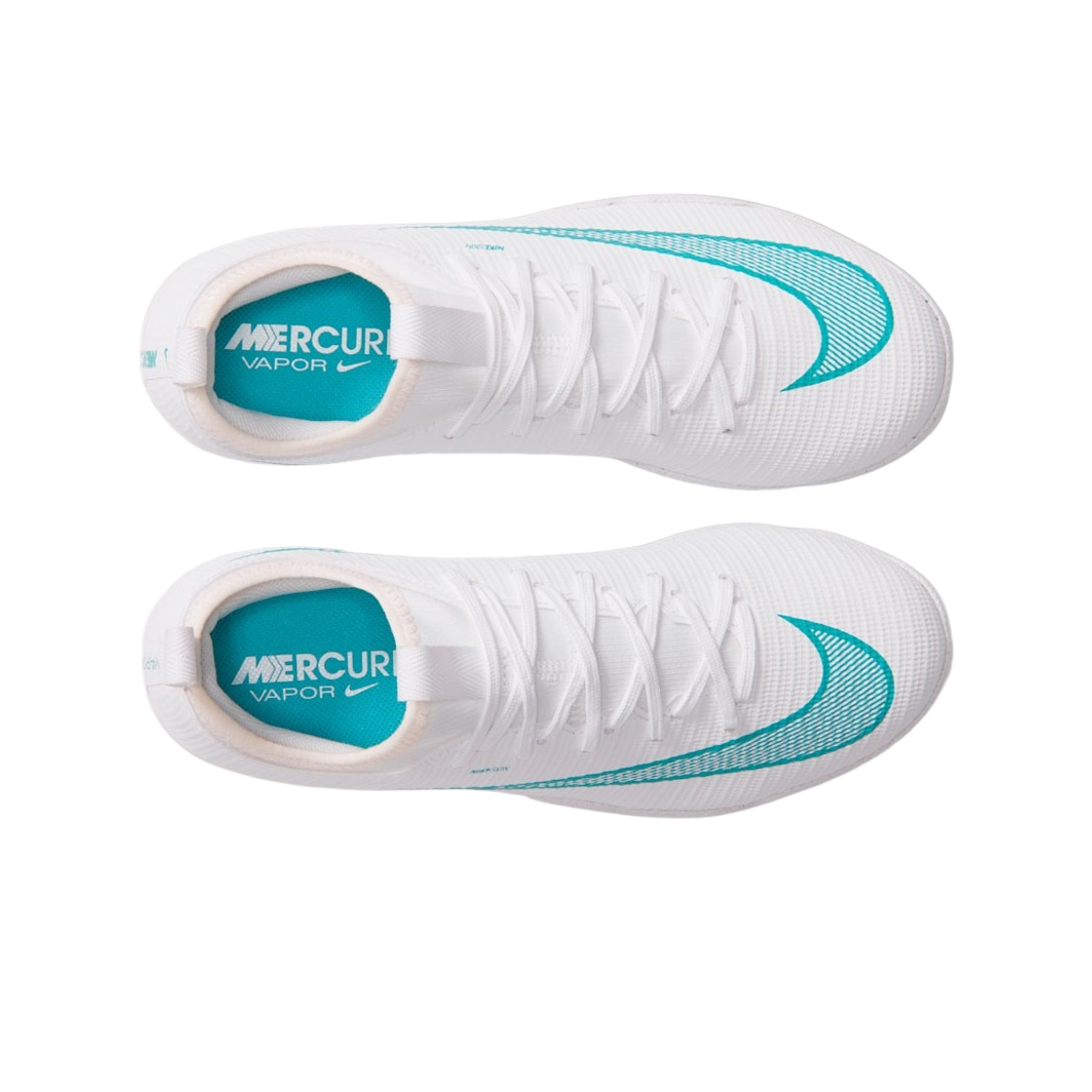 (JR) 나이키 머큐리얼 베이퍼 17 아카데미 TF 화이트 더스티 캑터스((JR) Nike Mercurial Vapor 17 Academy TF White Dusty Cactus) - 2