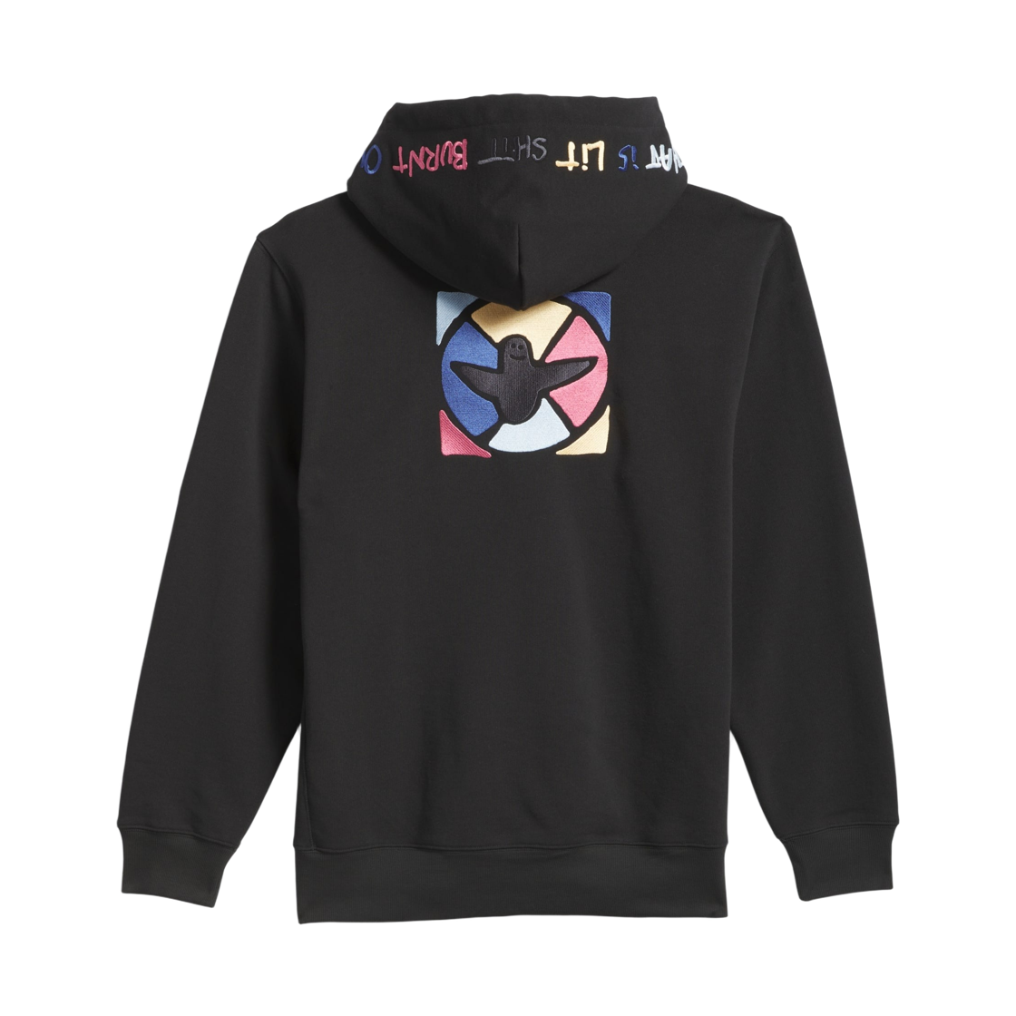 KQ6273 Adidas Skateboarding x Mark Gonzales Graphic Hoodie Black - KR Sizing