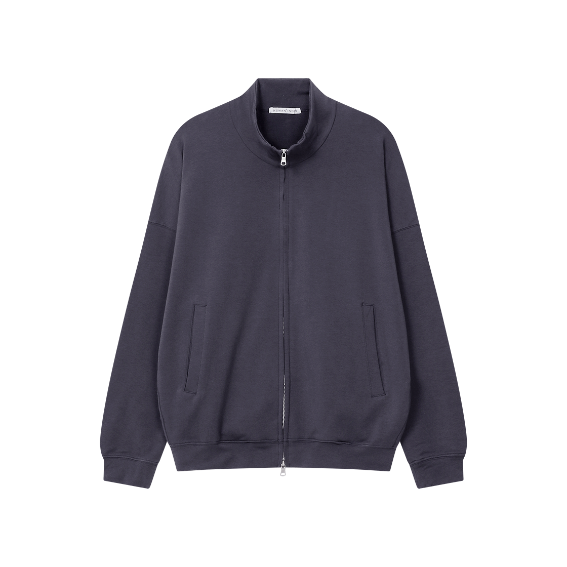 HM6LJU0071AB Polyteru Human Index Everyday Zip Jersey Purple Charcoal
