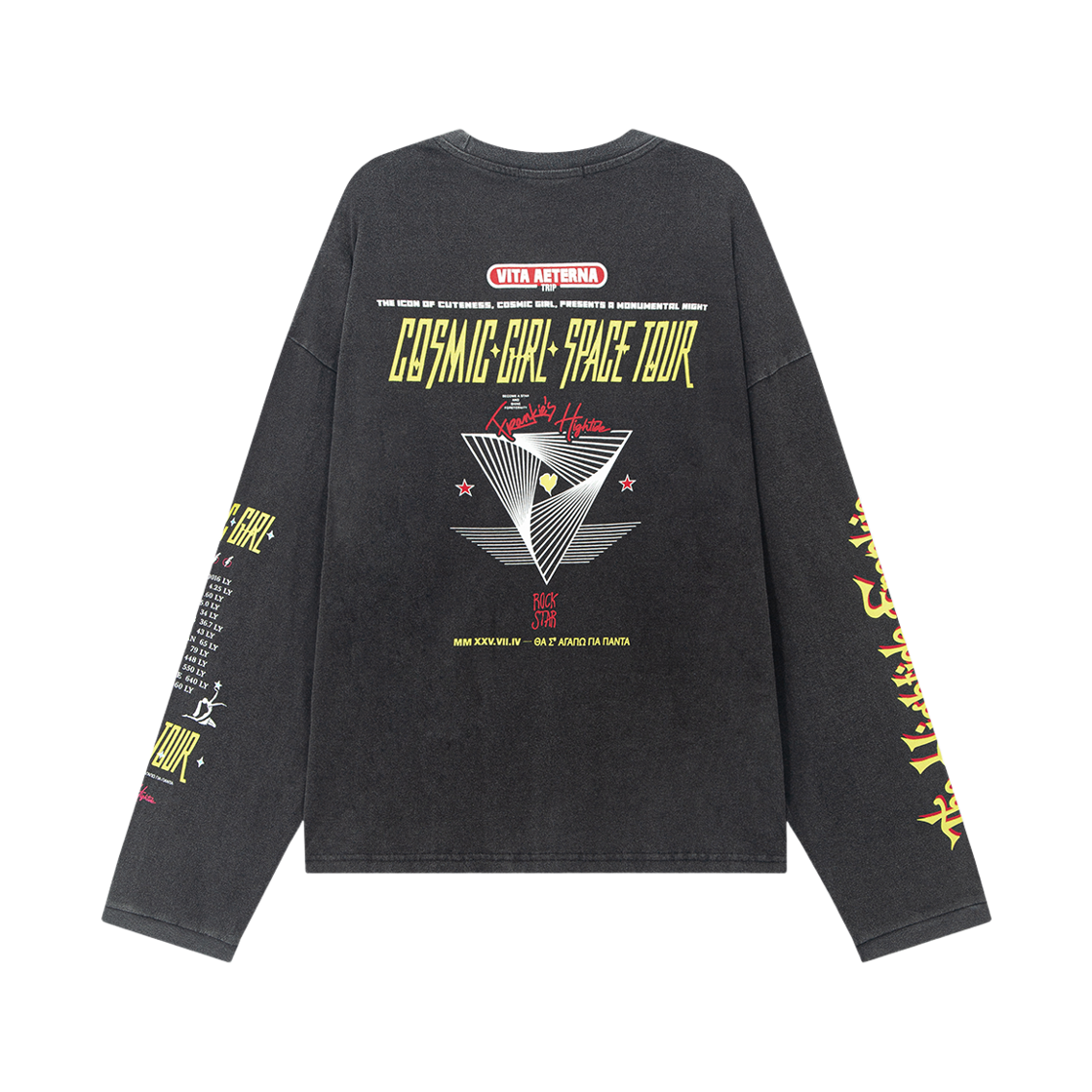 하이타이드 프랭키 코스믹 걸 롱 슬리브 블(Hightide Frankie Cosmic Girl Long Sleeve Black) - 2