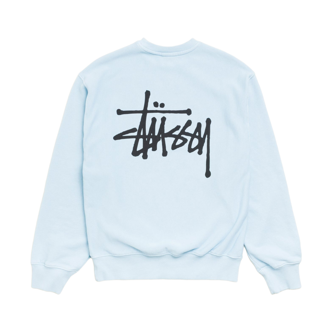 1915000GD Stussy Basic Stussy Crew Garment Dyed Sky Blue
