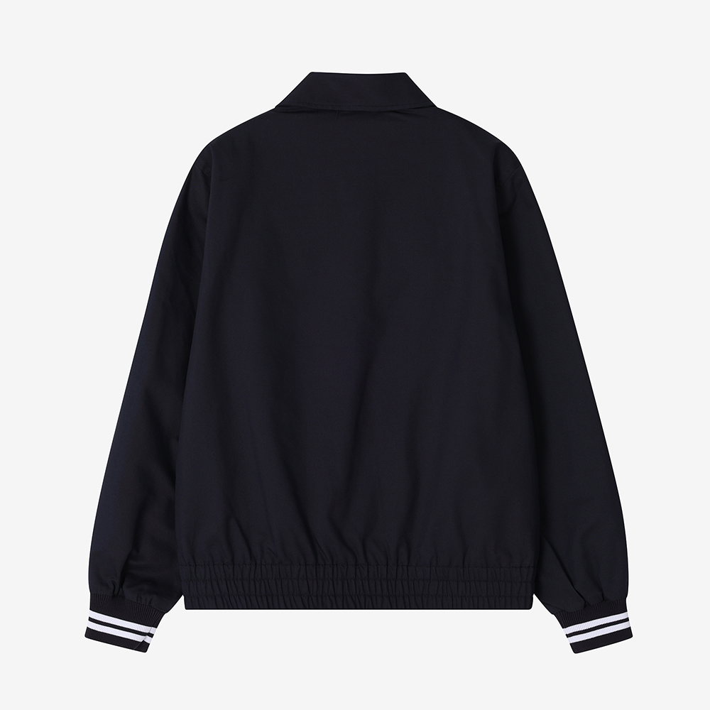 프레드페리 칼라드 테니스 보머 재킷 네이비(Fred Perry Collared Tennis Bomber Jacket Navy/White) - 2