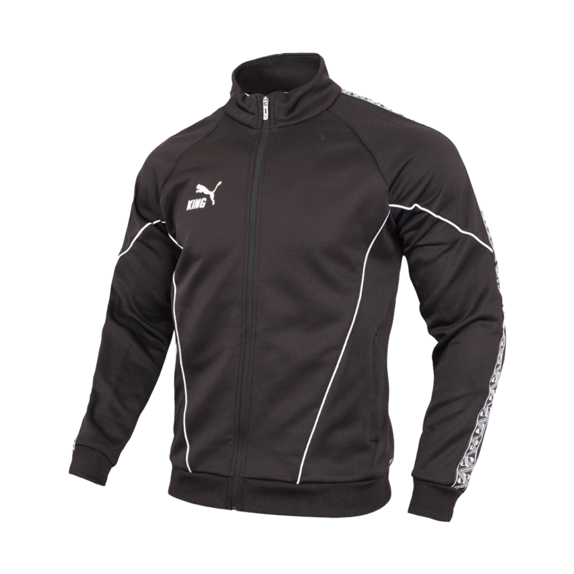 660534-03 Puma Team King Anthem Jacket Black White