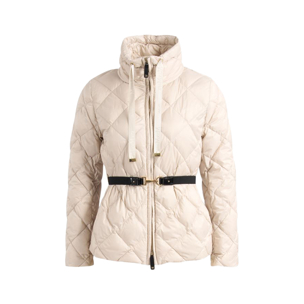 [15% 쿠폰] 막스마라 소프트B 벨티드 퀄팅 패딩 자켓 화이트샌드([15% 쿠폰] Max Mara Softb Belted Quilted Padded Jacket Whitesand) - 2
