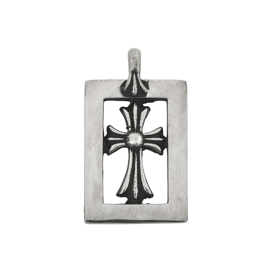 - Chrome Hearts Framed Open Baby Fat Pendant Silver