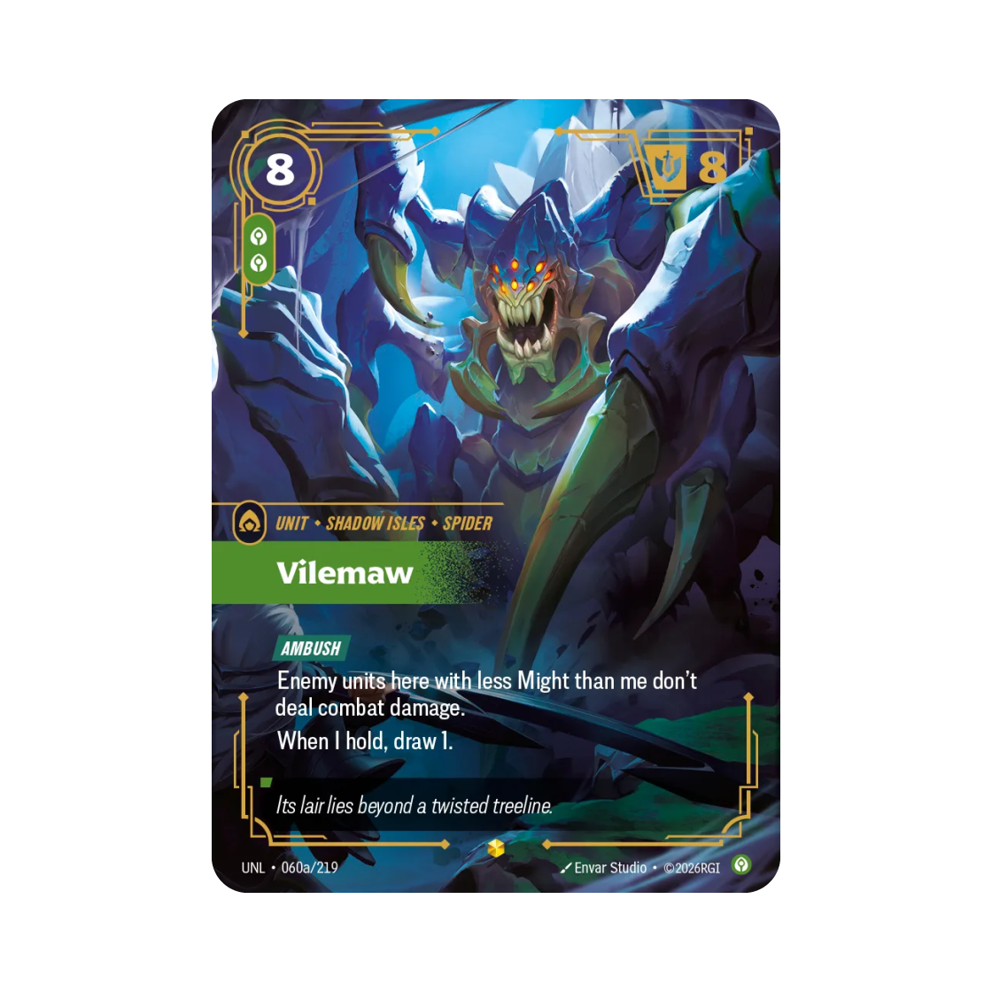 UNL-060a-219-F Riftbound Vilemaw S AA Foil Unleashed (English Ver.)
