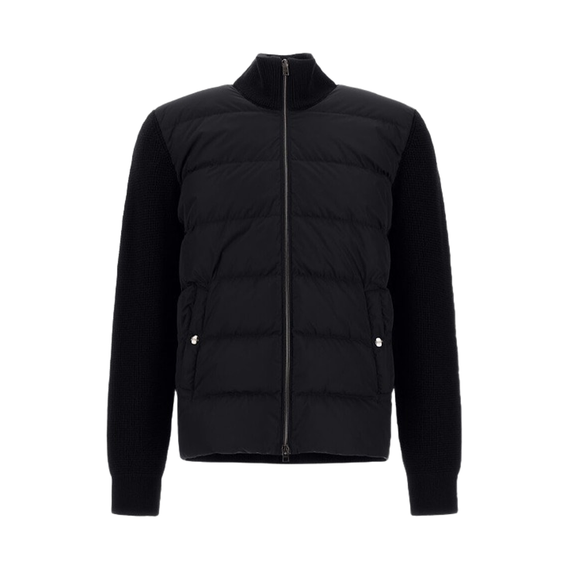 에르노 와플 스티치 울 & 나일론 자켓 블랙(Herno Waffle Stitch Wool & Nylon Jacket Black)