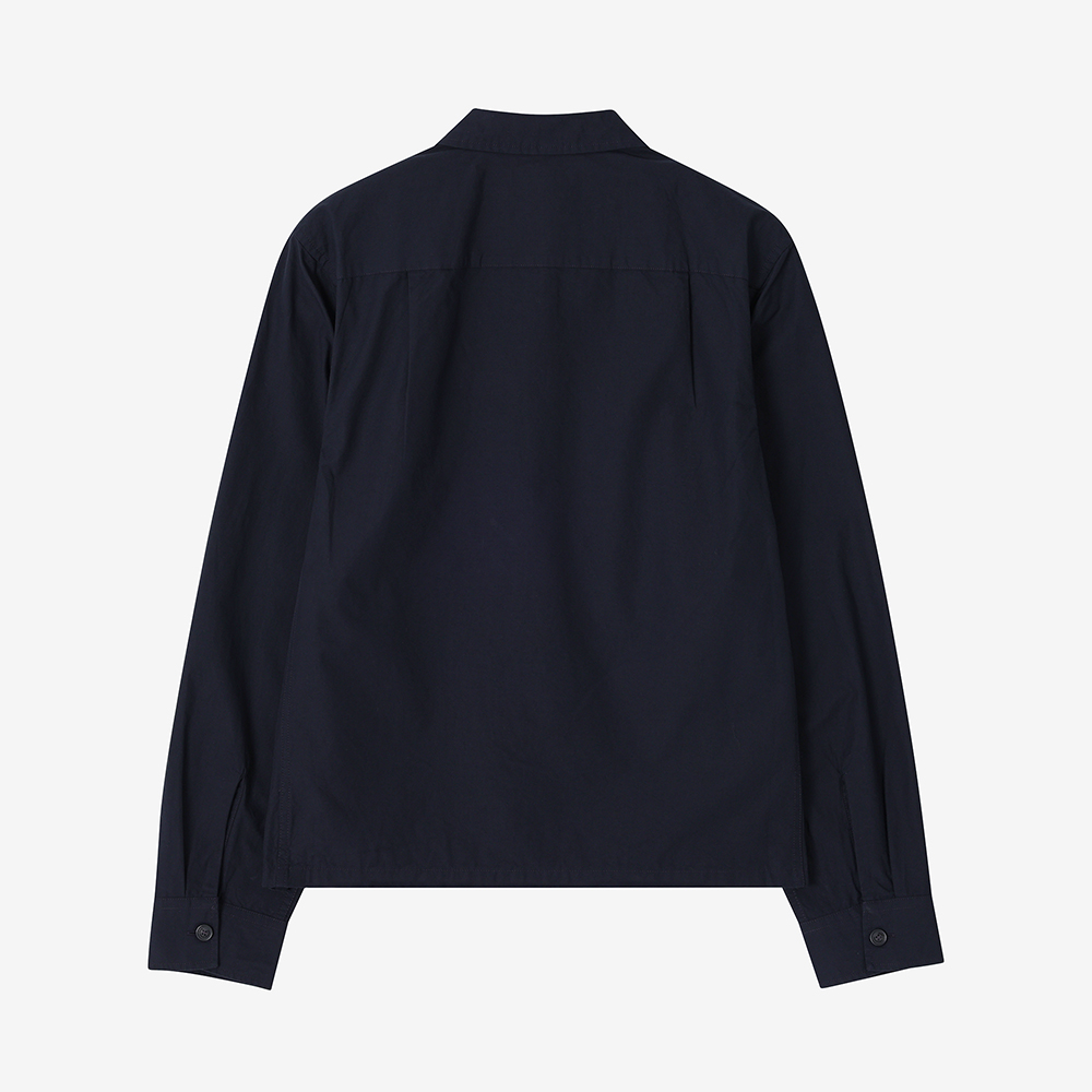 프레드페리 포플린 오버셔츠 네이비/화이트(Fred Perry Poplin Overshirt Navy/White) - 2