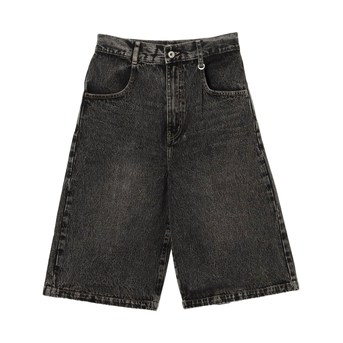 61-25-0285-370 (W) Ray Beams Denim Shorts Black