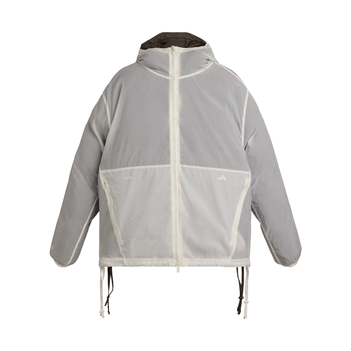 KS8586 Adidas x Arte Antwerp Puffer Jacket Shadow Olive Off White - KR 사이즈