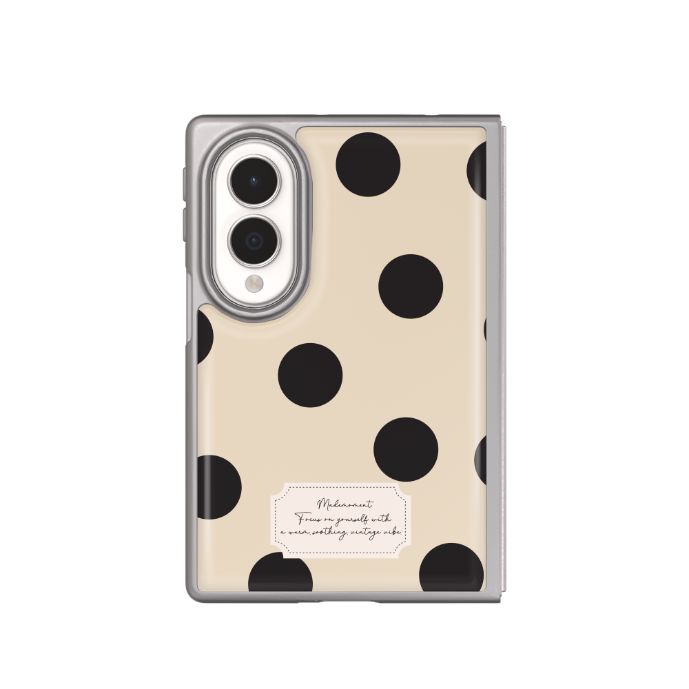 110468 Mademoment  big dot glow Design Foldable Silver MagSafe Bumper Case