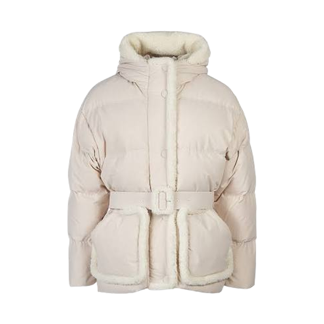 (W) 옌키 옌키 셔링 미쉐린 자켓 베이지((W) Ienki Ienki Shearling Michlin Jacket Beige)