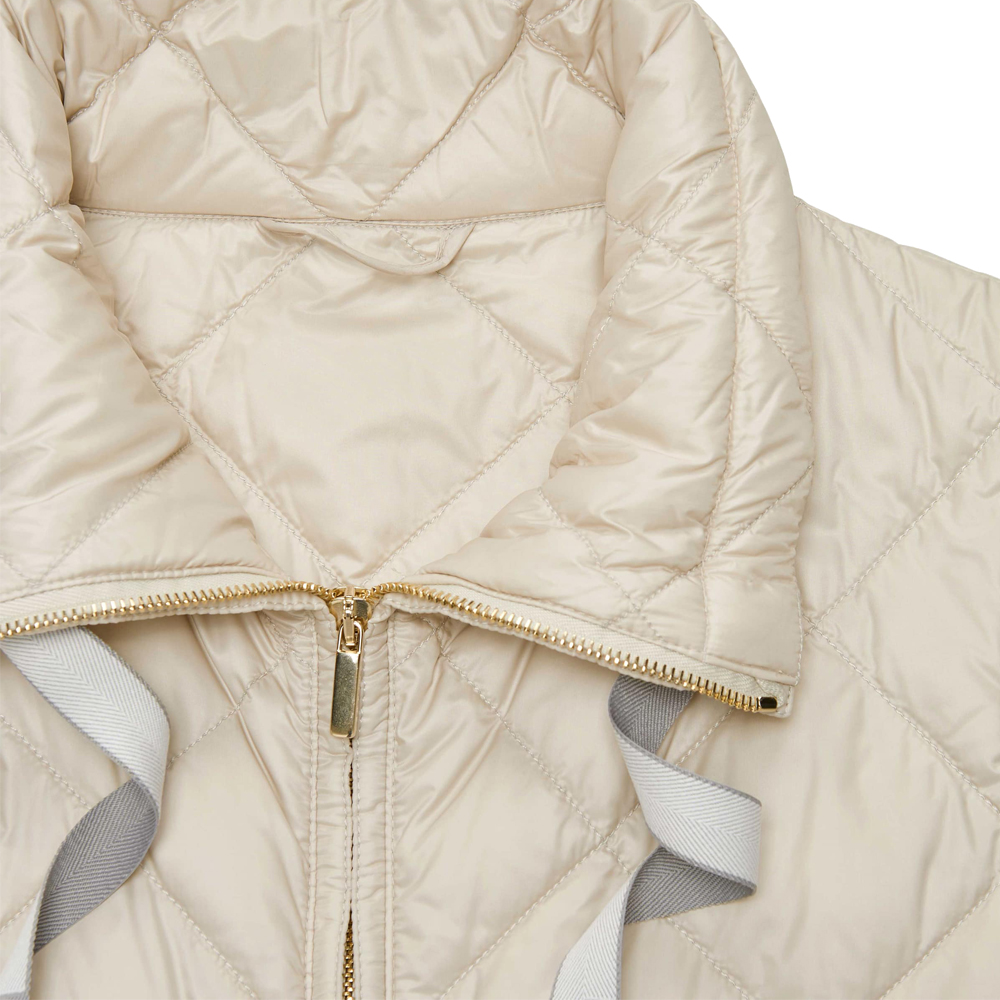 [15% 쿠폰] 막스마라 트레직 다이아몬드 퀄팅 패딩 조끼 샌드([15% 쿠폰] Max Mara Tregic Diamond Quilted Padded Vest Sand) - 4