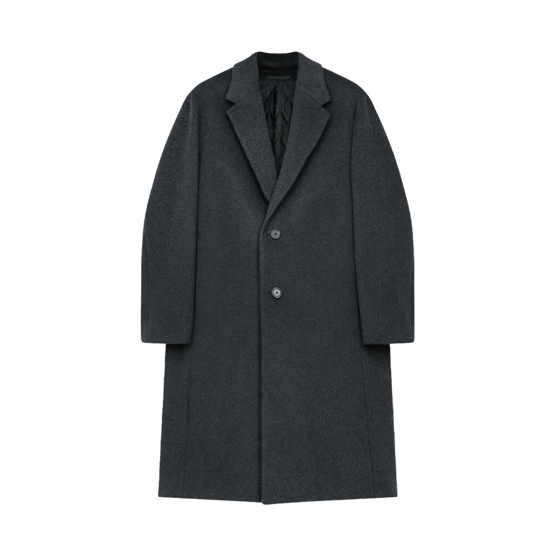 ZI6CT602CH ZIOSONGZIO Timeless Two Button Single Coat Charcoal