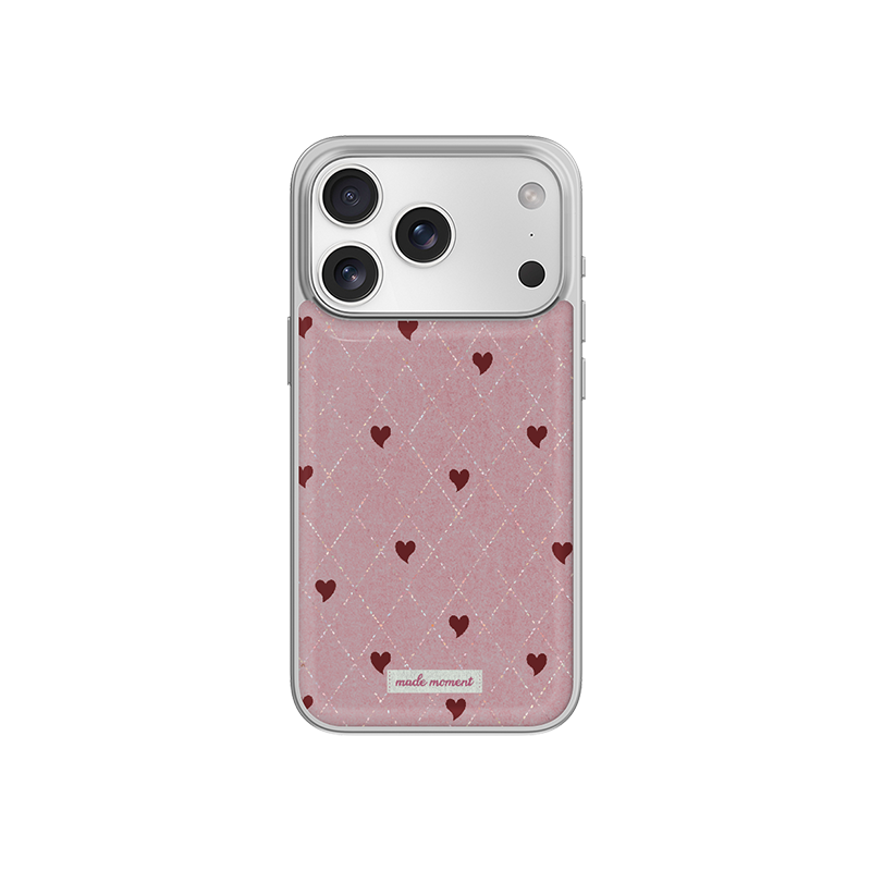 115502 Mademoment Design sweet knit love Silver MagSafe Bumper Case