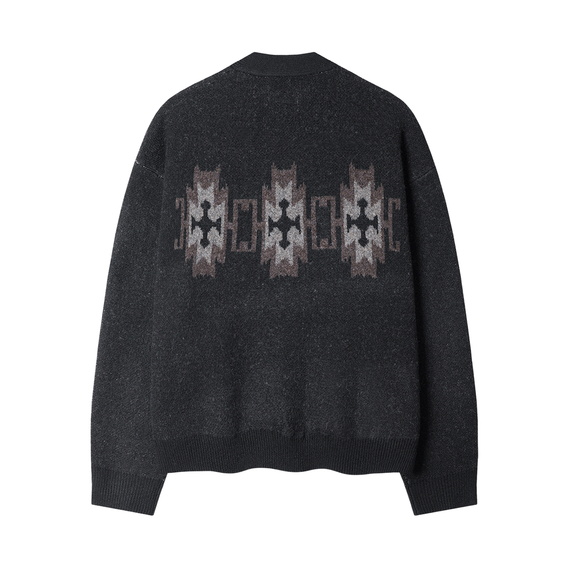 플레이버리즘 에스닉 헤어리 가디건 블랙(Flavorism Ethnic Hairy Cardigan Black)
