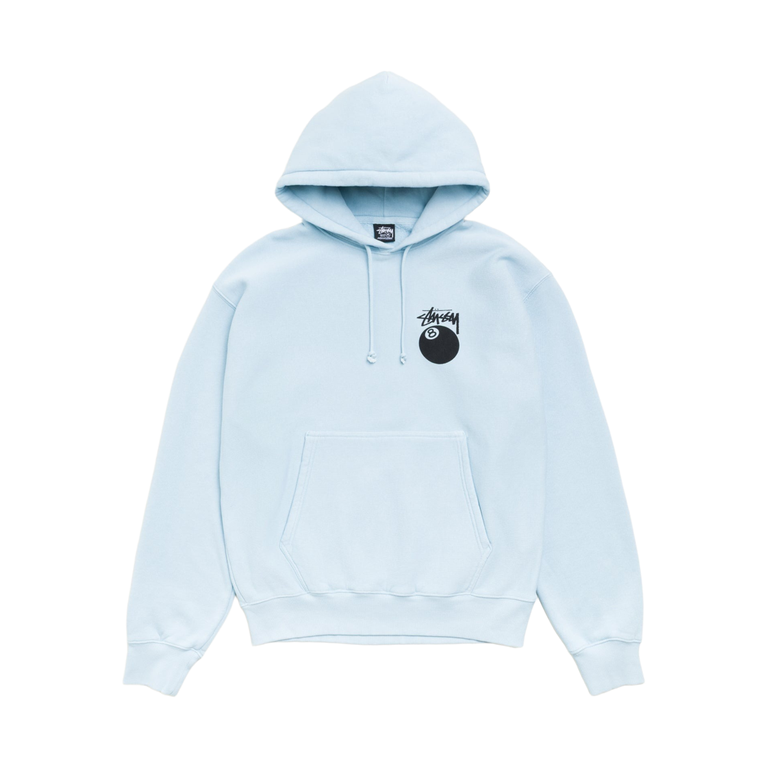 스투시 8볼 후드 가먼트 다이드 스카이 블루(Stussy 8 Ball Hoodie Garment Dyed Sky Blue) - 2