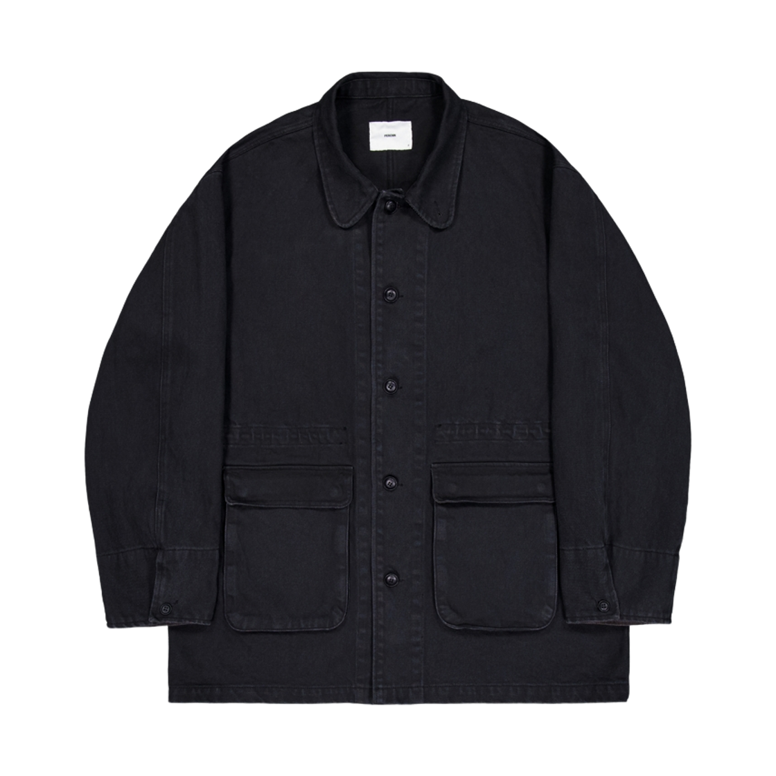 퍼렌 헤비 코튼 헌팅 자켓 블랙(PERENN Heavy Cotton Hunting Jacket Black)