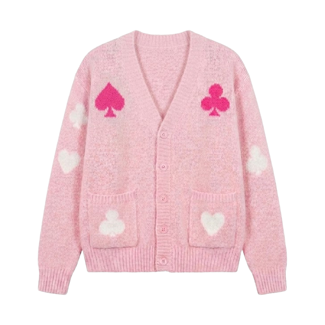 스팁 트럼프 가디건_핑크(STEEPC Trump Cardigan_Pink)