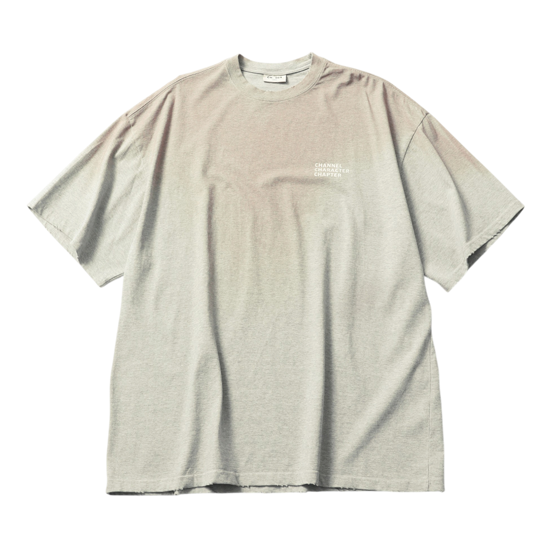 CH26SS07 CH. 404 Signature Logo Tee Gray