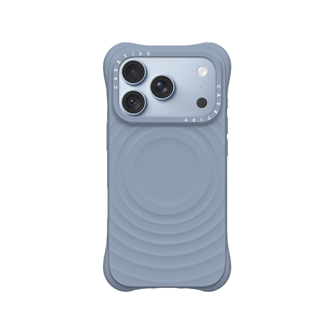 케이스티파이 에센셜 아이폰 맥세이프 리플 케이스 더스티 블루(Casetify Essentials iPhone Magsafe Ripple Case Dusty Blue) - 2