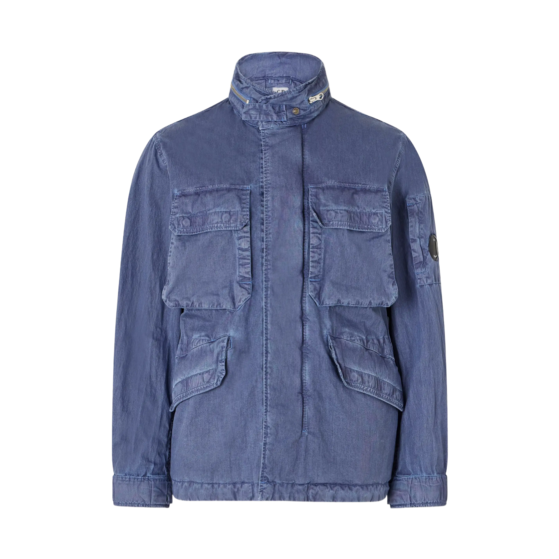 C.P. 컴퍼니 50 필리 왁스 필드 자켓 미드나잇 네이비 블루 - 26SS(C.P. Company 50 Fili Wax Field Jacket Midnight Navy Blue - 26SS) - 1