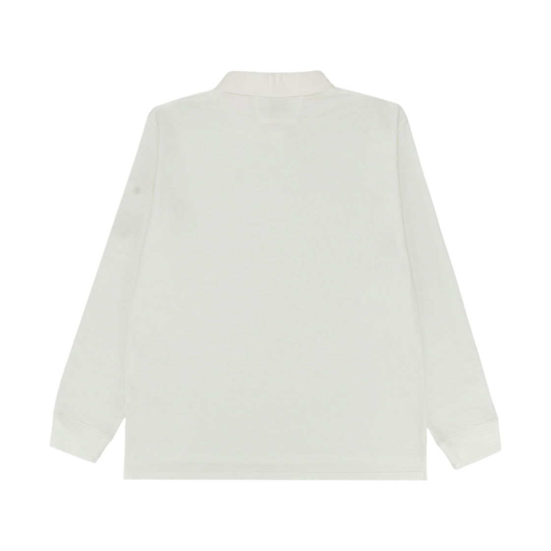C.P. 컴퍼니 라이트 플리스 폴로 스웨트셔츠 거즈 화이트 - 25FW(C.P. Company Light Fleece Polo Sweatshirt Gauze White - 25FW) - 2