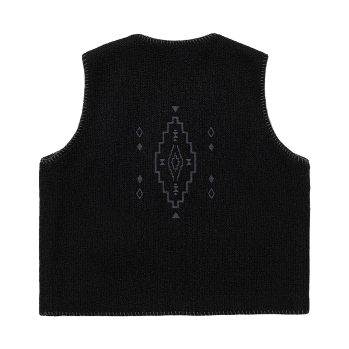 프리터 아즈텍 엠브로이더드 베스트 블랙(FRITUR Aztec Embroidered Vest Black_F262VE01) - 2