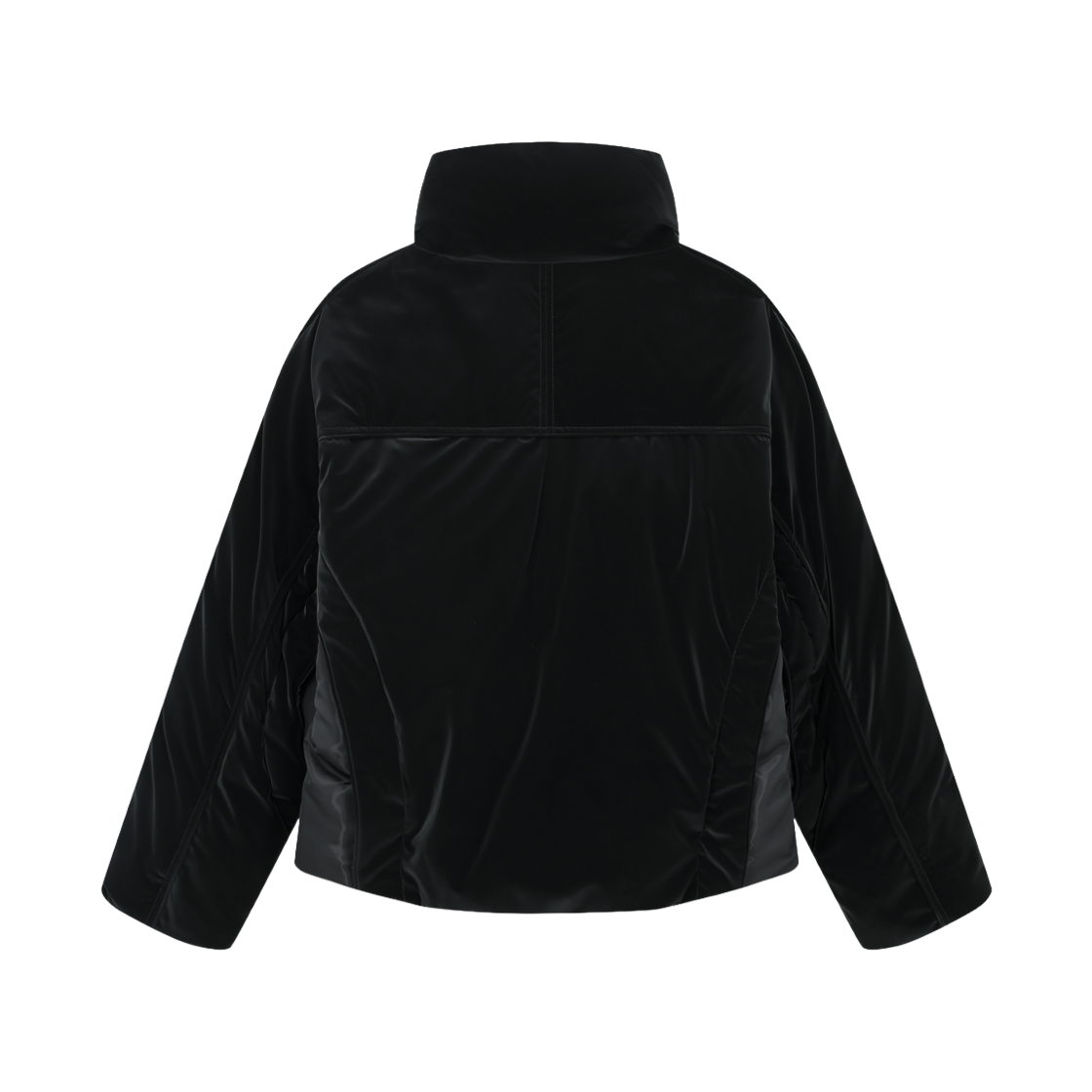지오송지오 하이그로시 하이넥 숏 다운 점퍼 블랙 ZI6JP604BK(ZIOSONGZIO High Glossy High Neck Short Down Jumper Black) - 2
