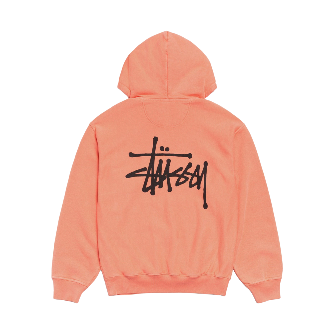 1925001 Stussy Basic Pigment Dyed Hoodie Sherbert