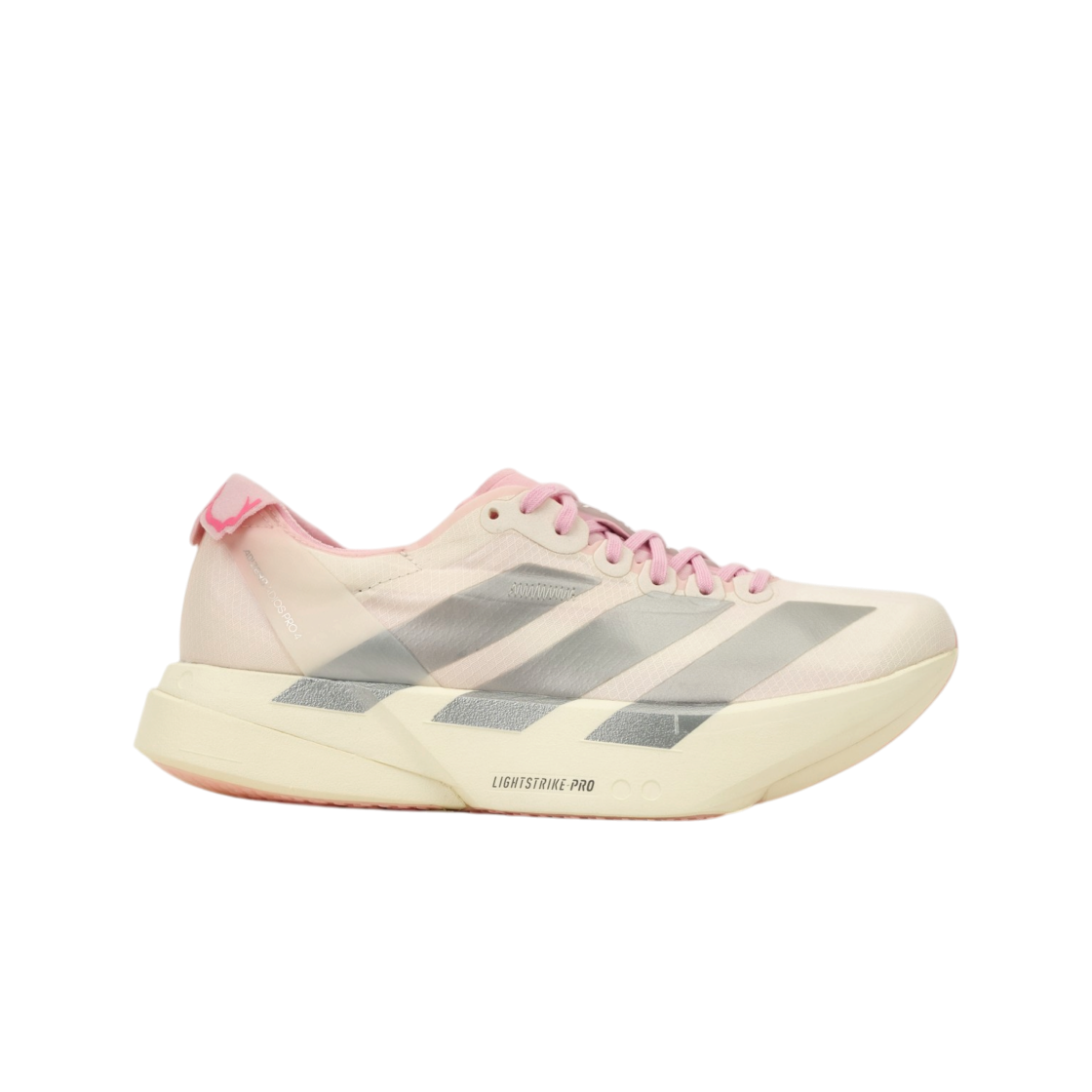 JQ4446 (W) Adidas Adizero Adios Pro 4 Core White Silver Metallic